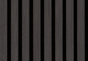 Black Acoustic Fluted Panel
